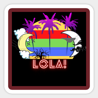 First name shirt!( Lola)  It's a fun gift for birthday,Thanksgiving, Christmas, valentines day, father's day, mother's day, etc. Sticker